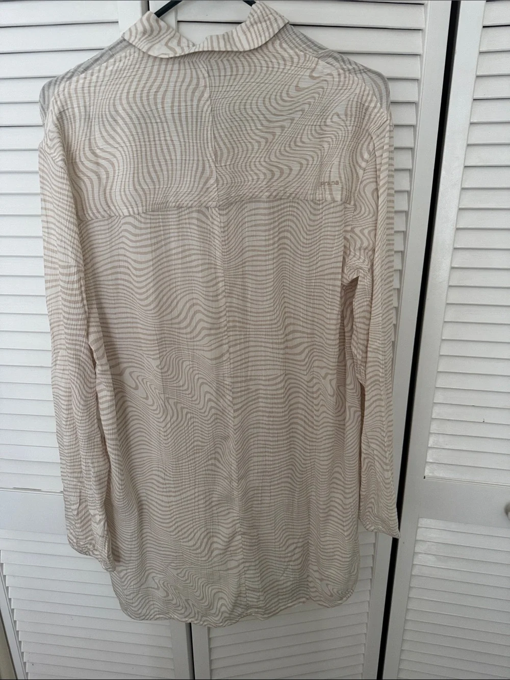 NWT prANa Fernie ($89 RET) Light Beige Women’s Long-Sleeve Coverup, Small